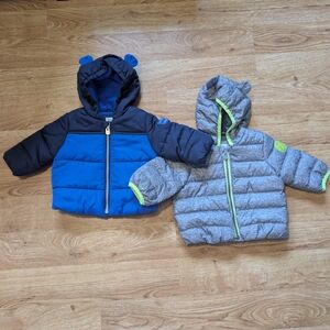 Blue and Gray Baby Gap Jackets